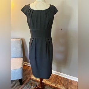 Calvin Klein A line Midi Dress with Pleats Excellent condition